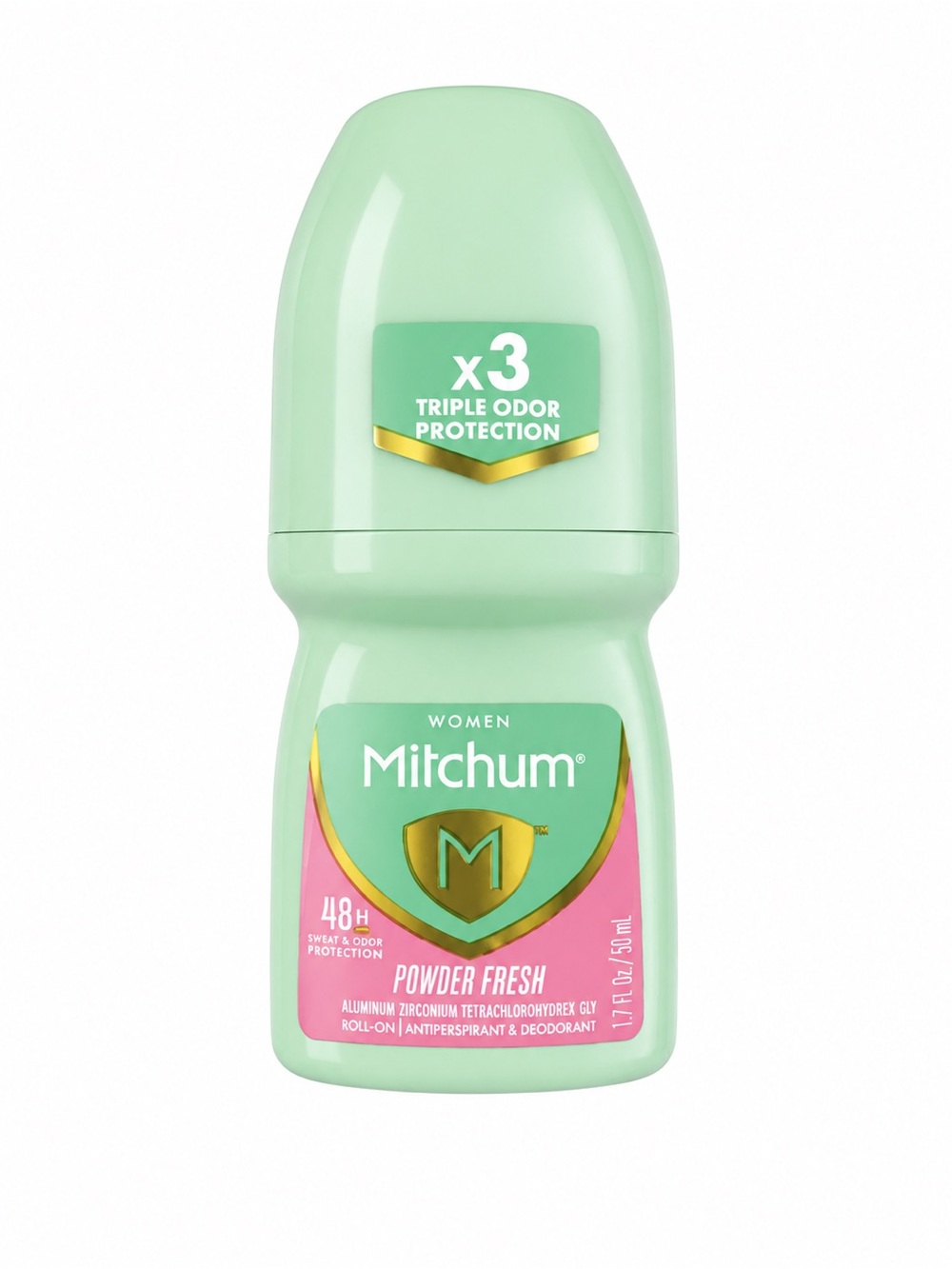 Mitchum Women Powder Fresh Roll-On Antiperspirant Deodorant